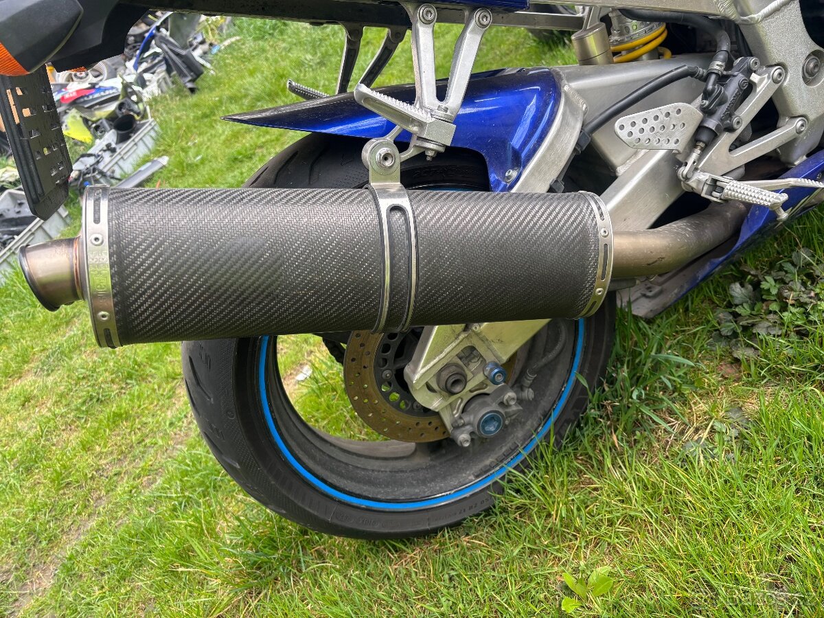 Karbonovy ladeny vyfuk Leo Vince na Yamaha R1 98-01