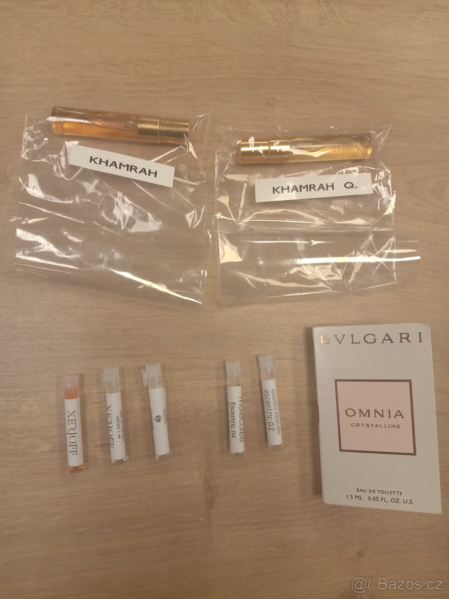 Odstřiky/vzorky drahých niche parfémů