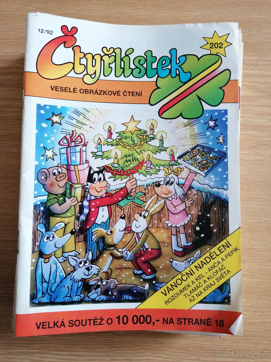 Čtyřlístek jednotlivá čísla