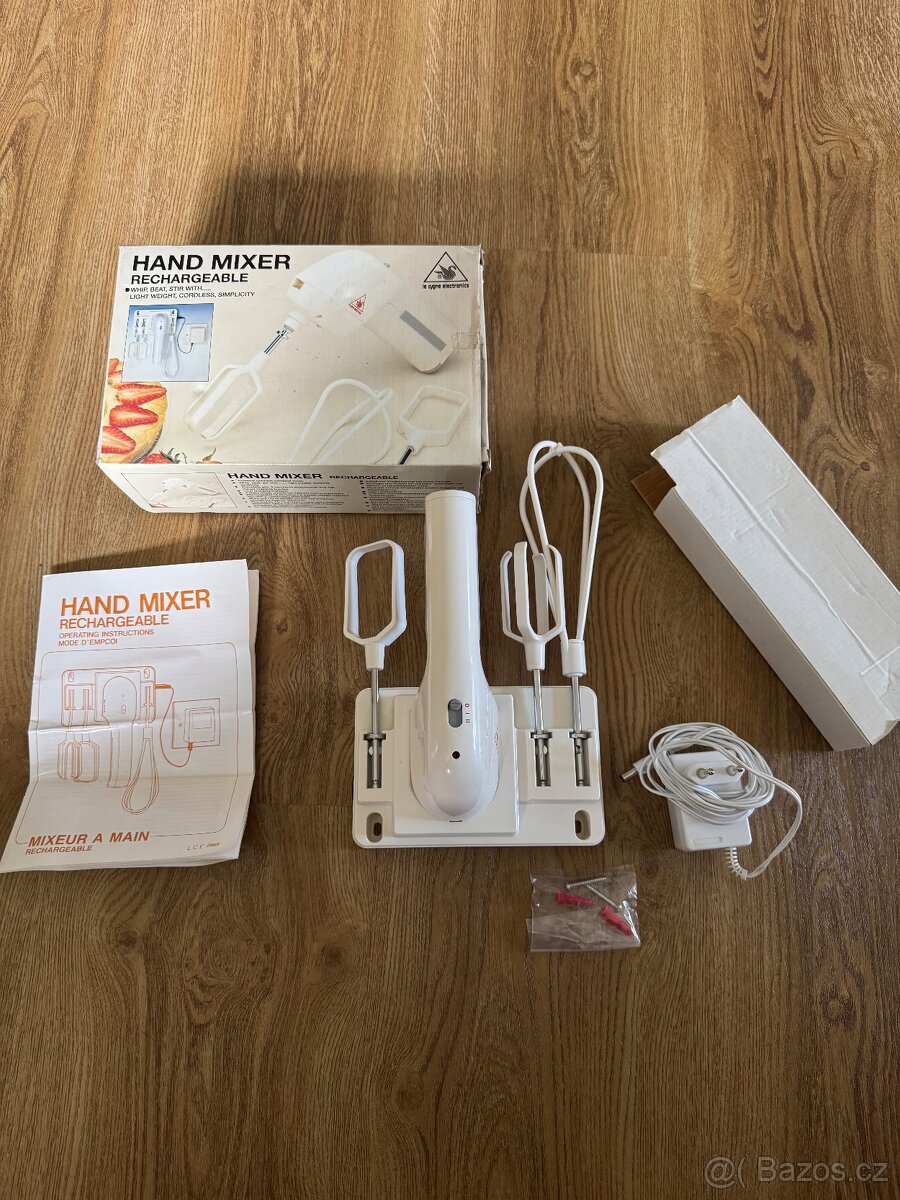 Retro Ruční Šlehač Mixér Nepoužitý