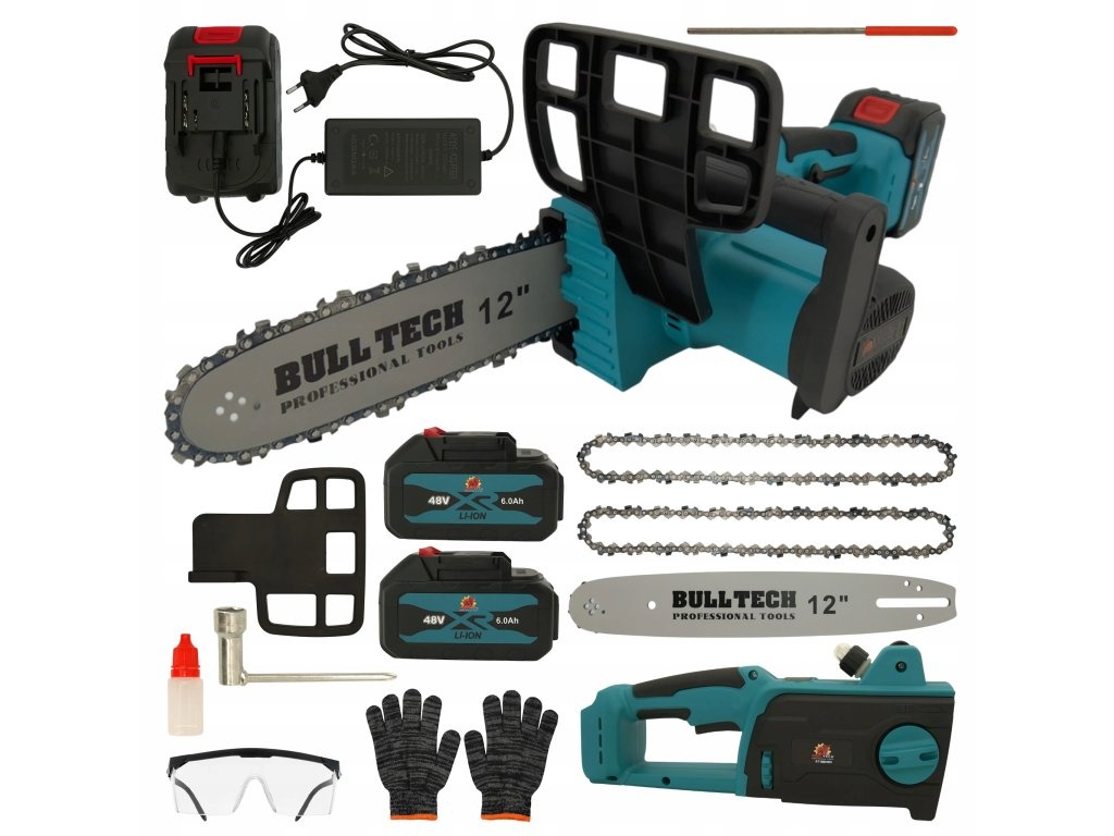 Aku řetězová pila 12" 2x48V