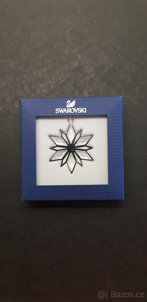 Swarovski - Nová Vánoční ozdoba Stříbrná hvězda