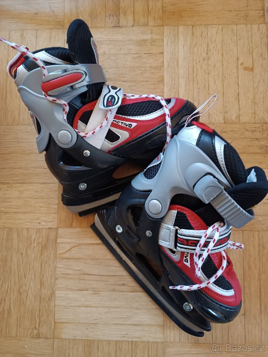 Dětské chlapecké brusle na led rostoucí velikost 30-33
