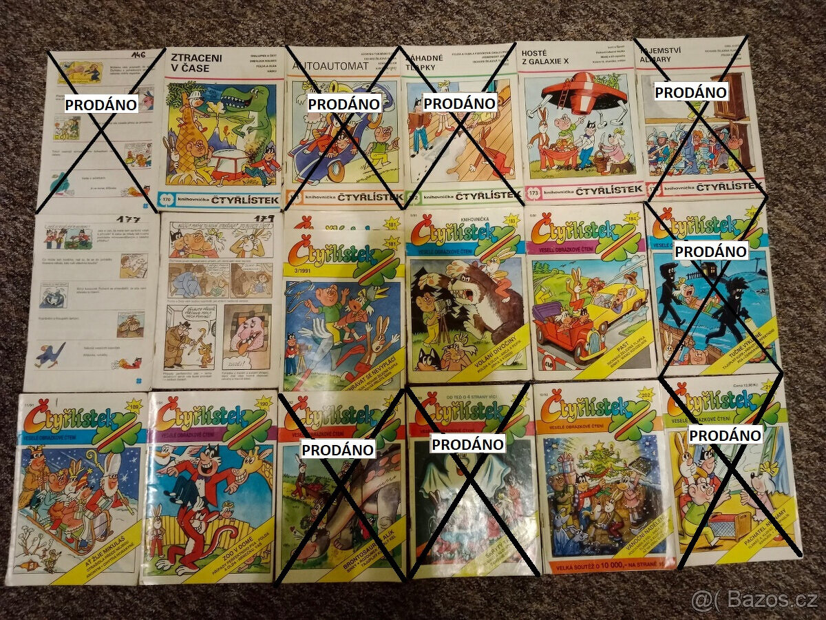 Časopis/komiks Čtyřlístek