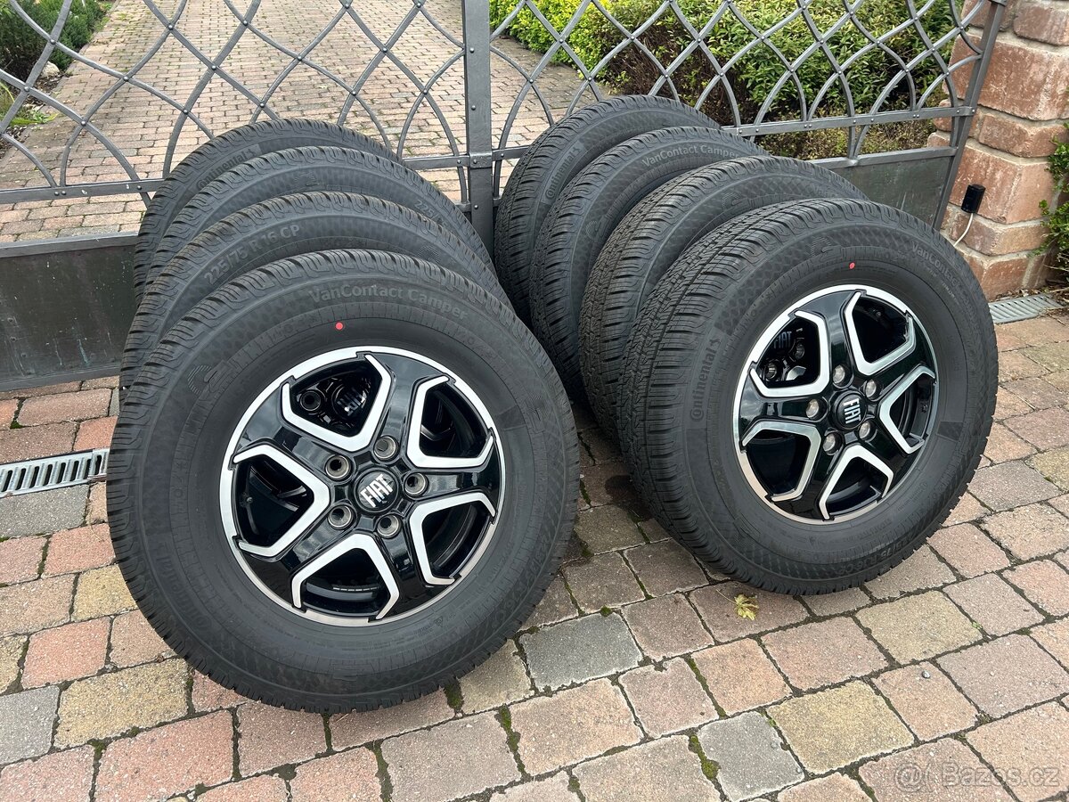 Fiat Ducato kola disky NOVÉ zimní Continental 225/75 r16