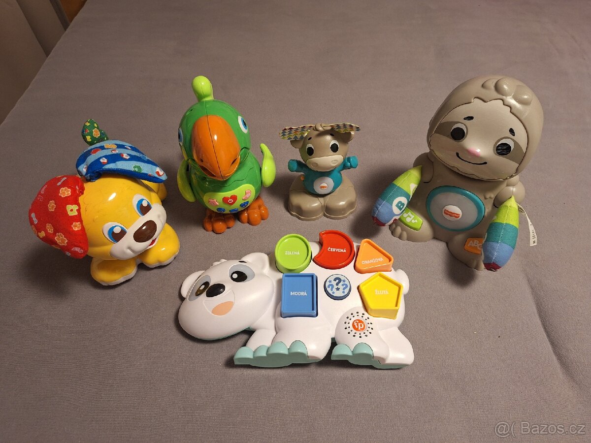 Interaktivní hračky pro nejmenší