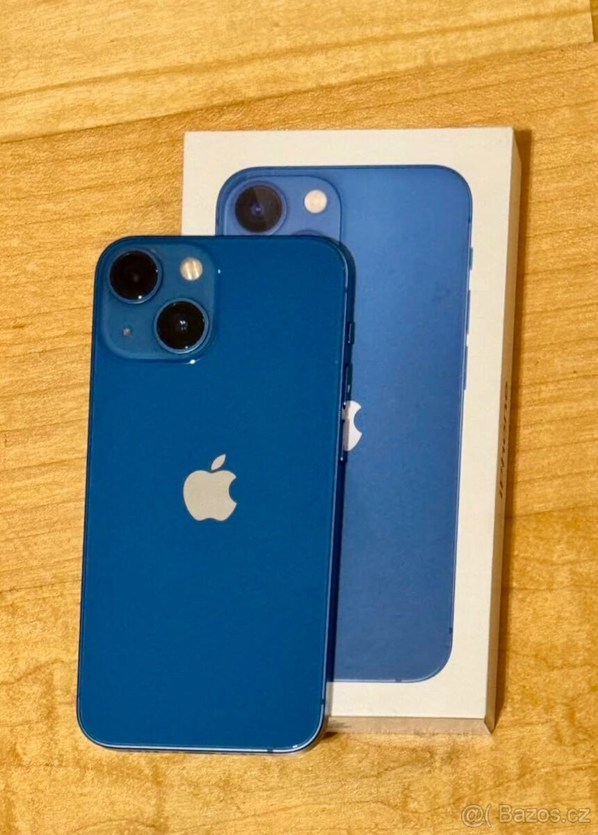 iPhone 13 Mini Blue BATERIE 100% TOP
