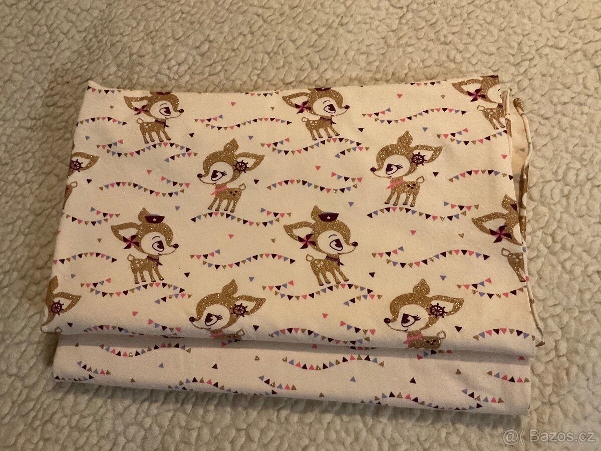 Látka-bio úplet-třpytivý-2x 90cm/150cm