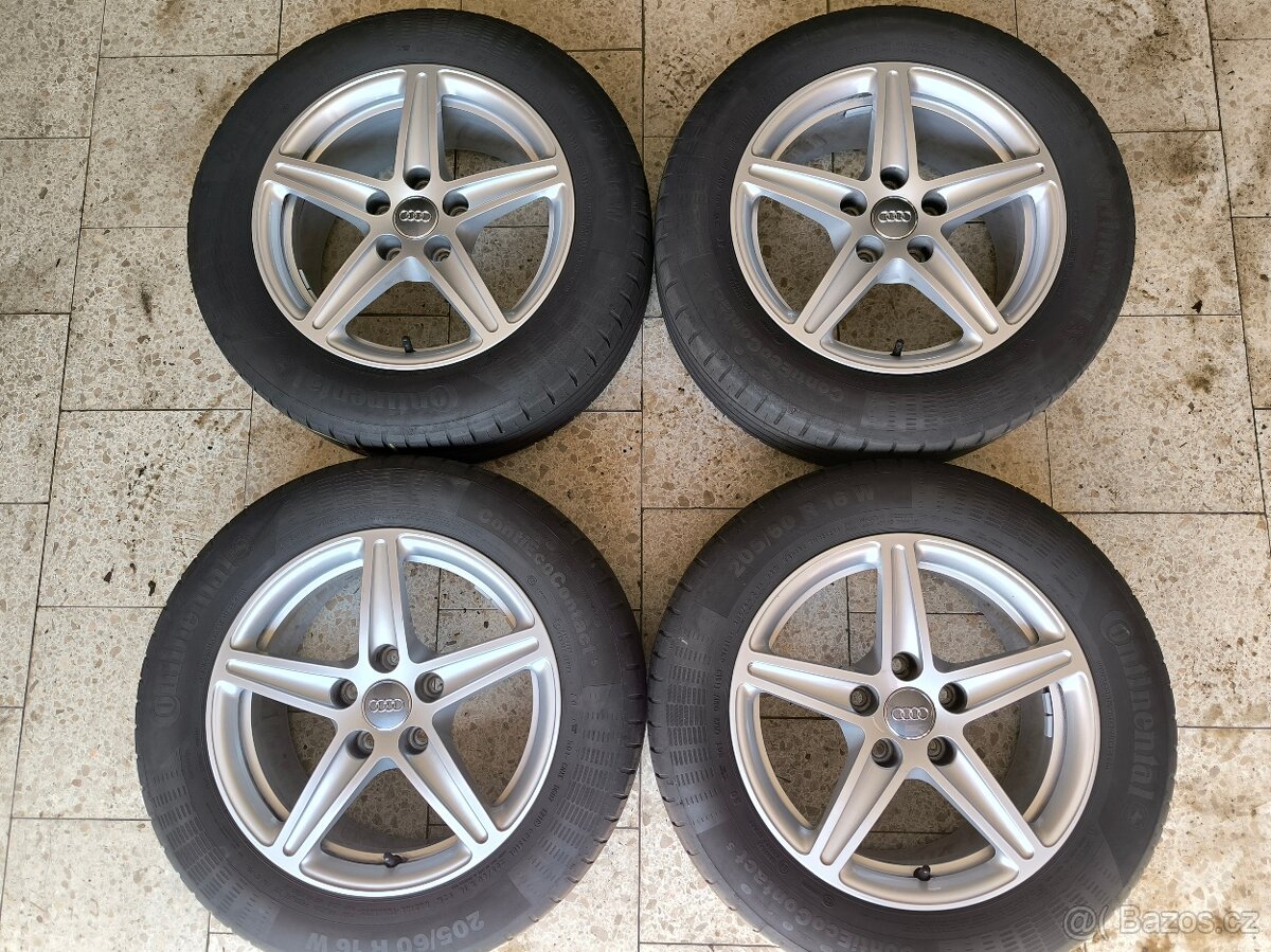 Letní sada kol Audi 206/60 R16 Continental