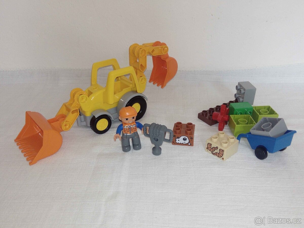 Lego Duplo Sada s bagrem 10811