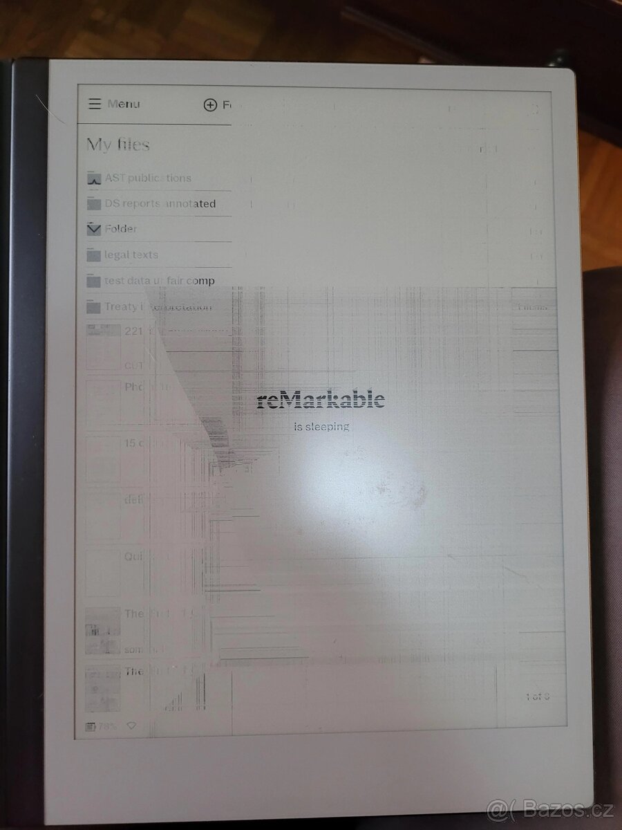 Nefunkční ReMarkable 2