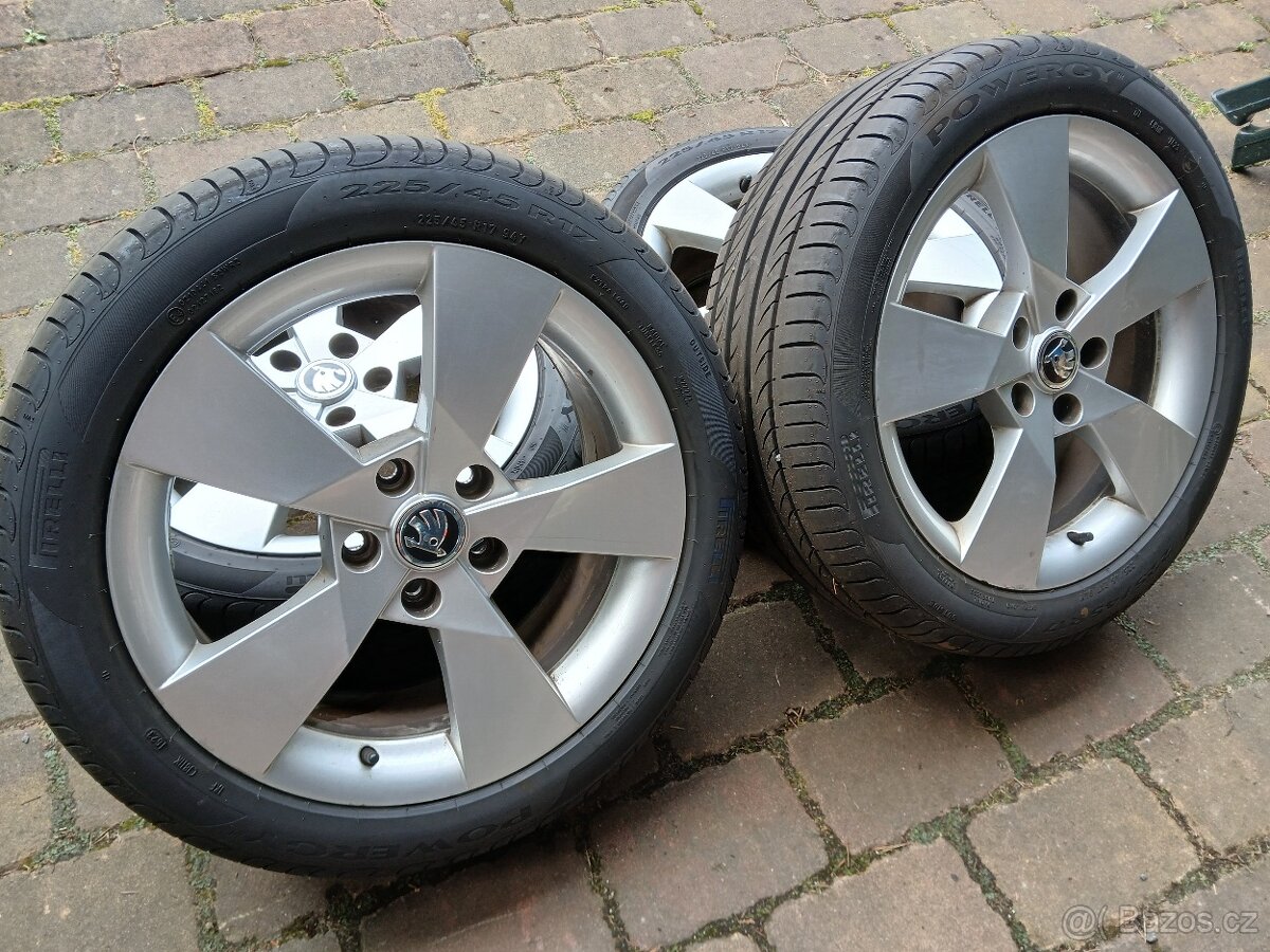 ALU kola,sada, model DENOM,originál,225/45 R17,5x112,TOP