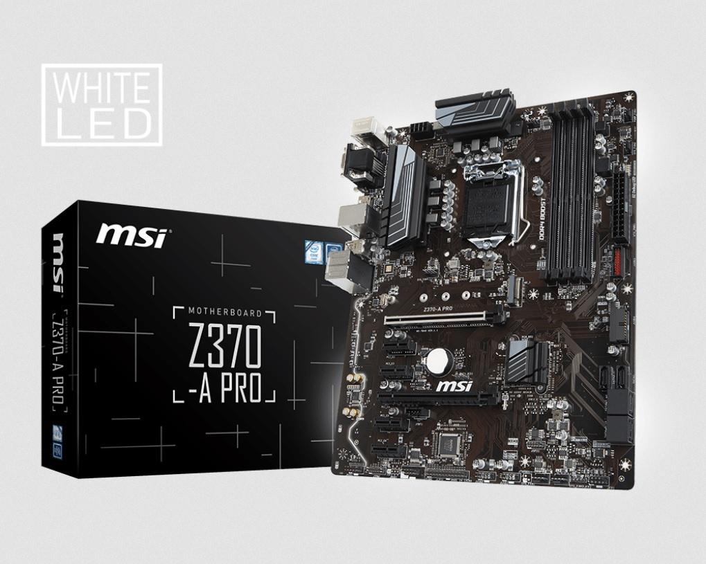 Herní deska MSI Z370-A PRO, socket 1151 / 8+9 gen. INTEL
