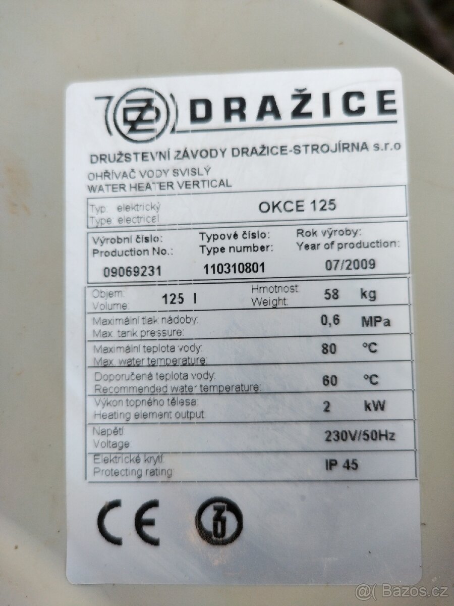 Bojler Dražice