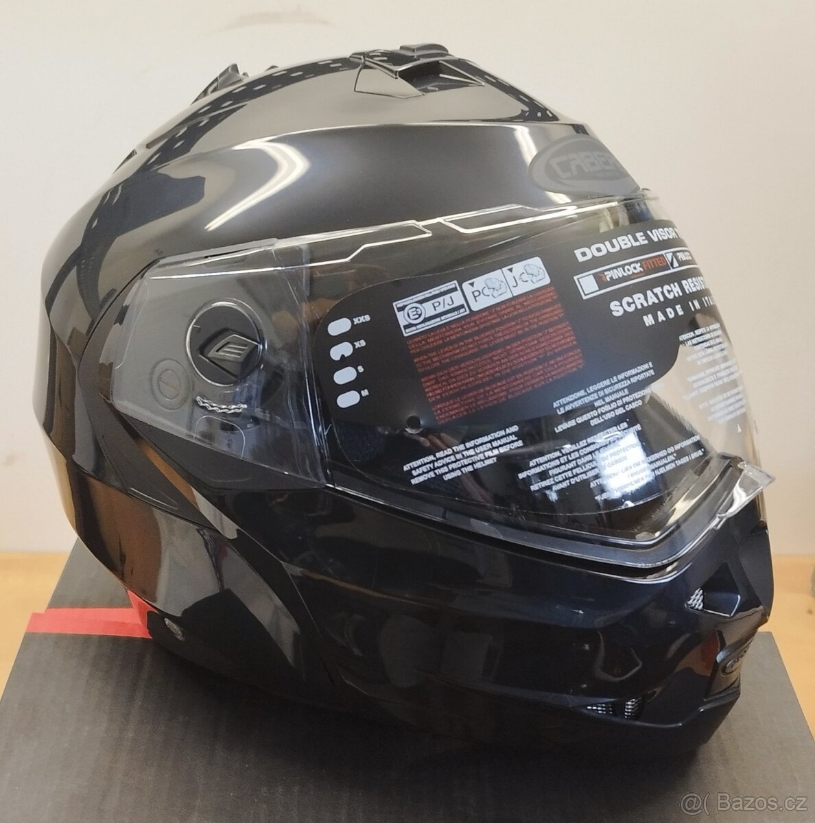 Výklopná helma Caberg Duke II 02 smart black XS