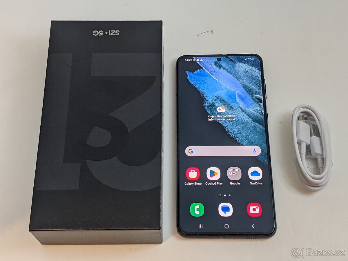Samsung Galaxy S21+ 5G 8/256gb black. Záruka 6 měsíců.
