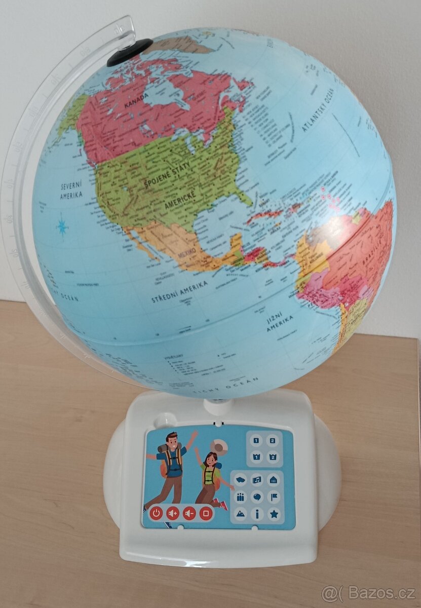 Interaktivní glóbus od Albi