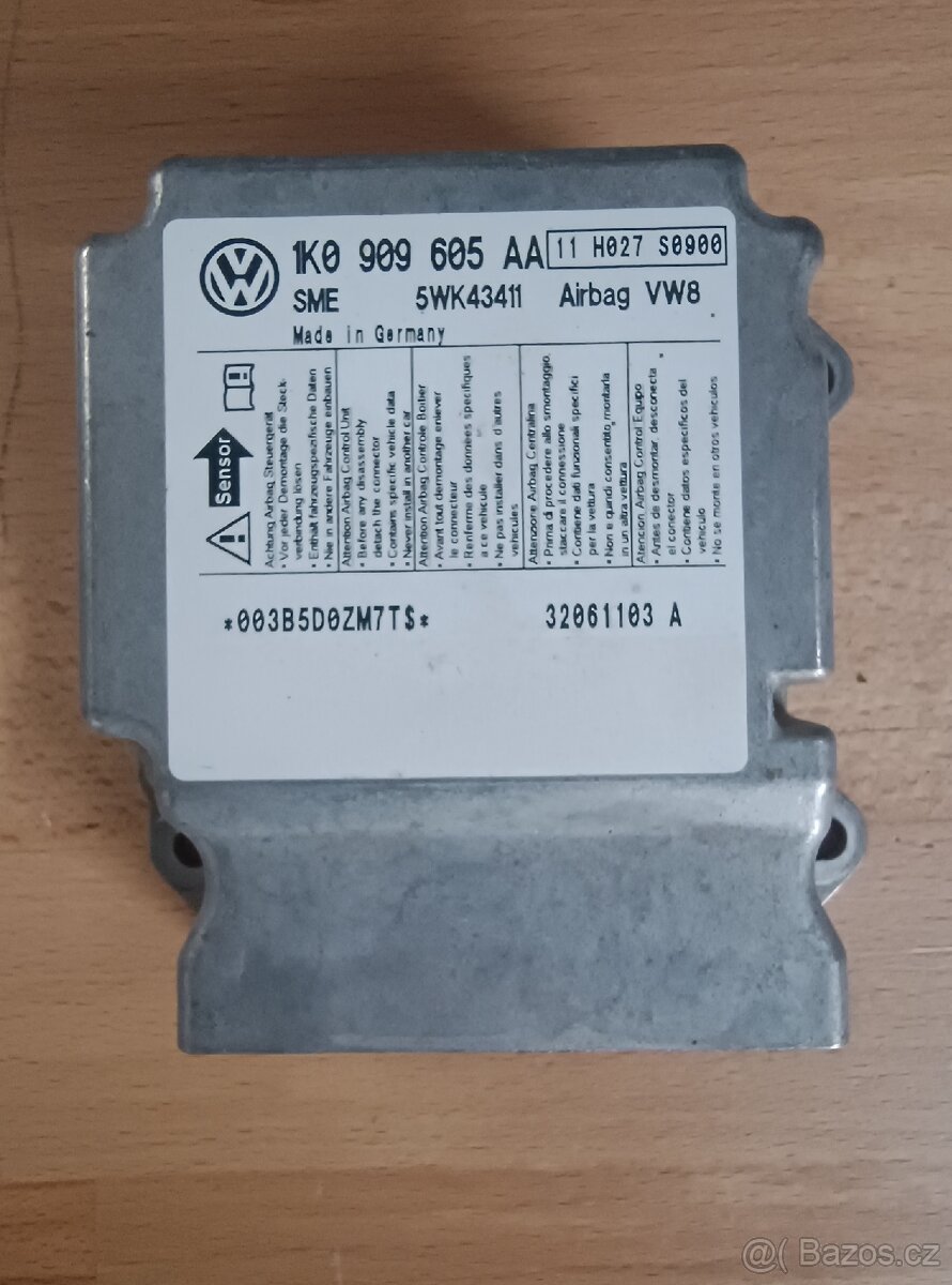 Škoda Octavia II ŘJ airbagu