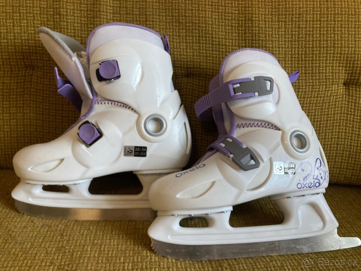 Dívčí lední brusle Oxelo 32-34