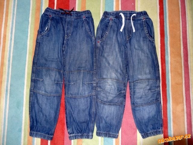 2x chlapecké rifle H&M  vel.128