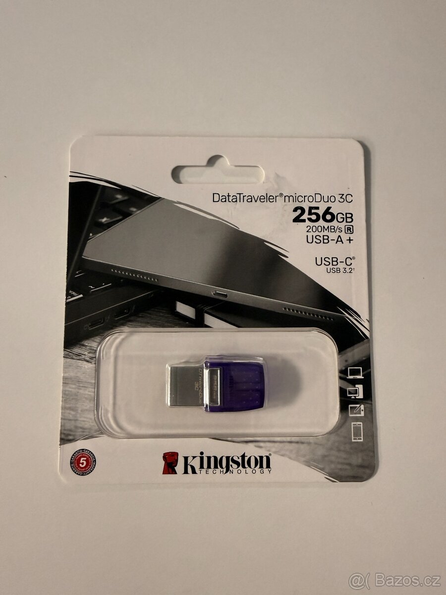 Flash disk Kingston DataTraveler MicroDuo 3C 256GB
