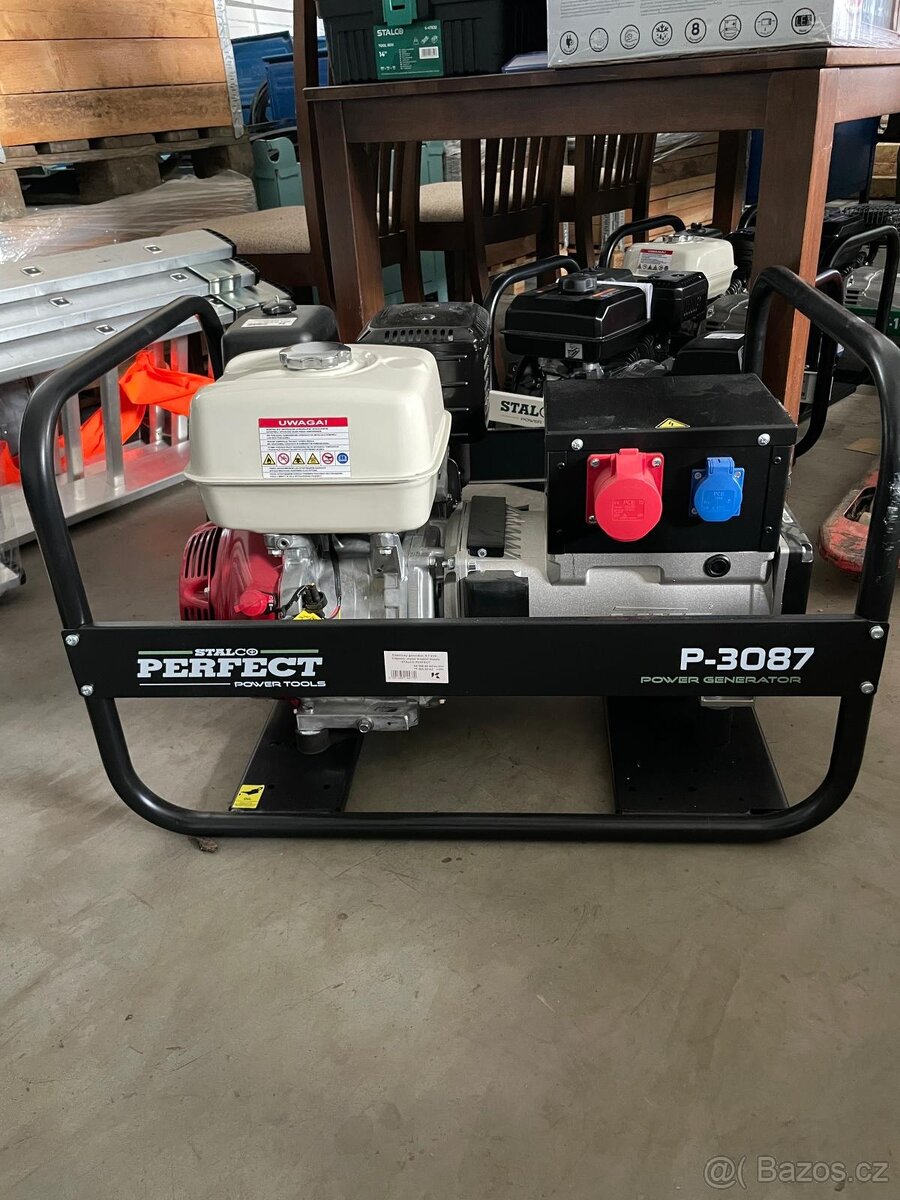 Elektrický generátor, 8.7 kVA ; 3-fázový