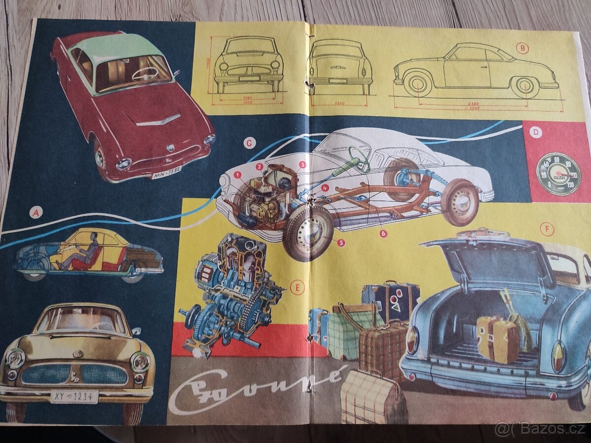 P 70, předchůdce Trabant awz Sachsering