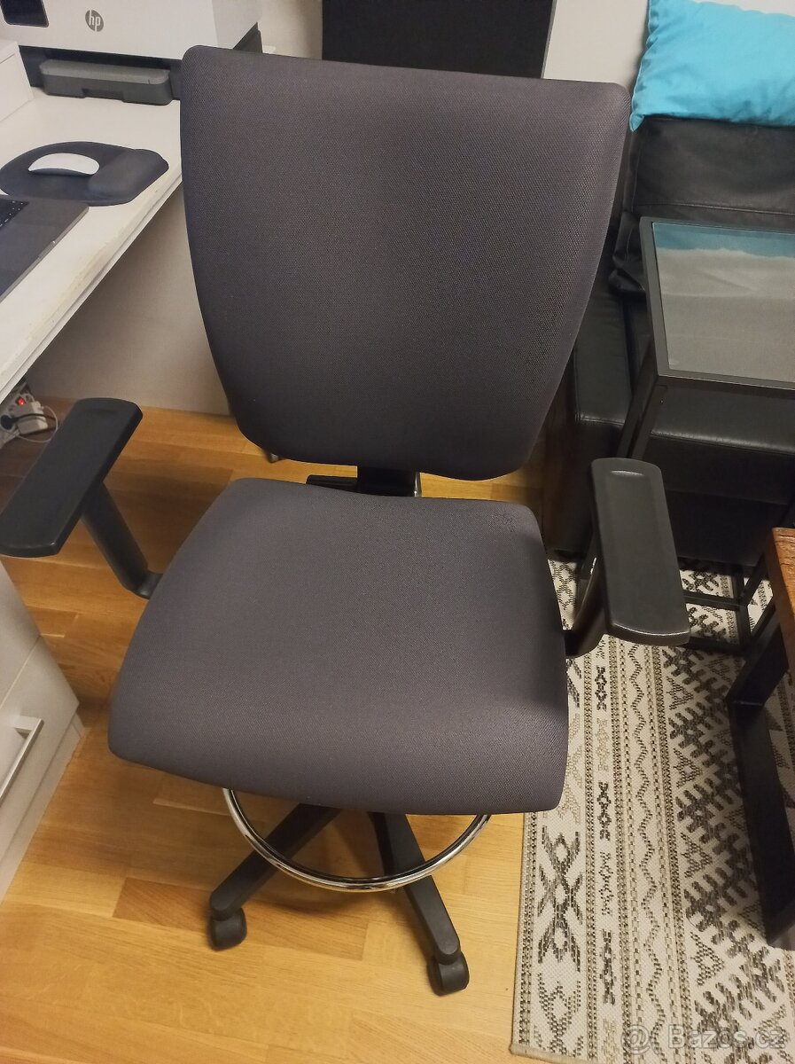 Pokladní / kancelářská židle - vysoká