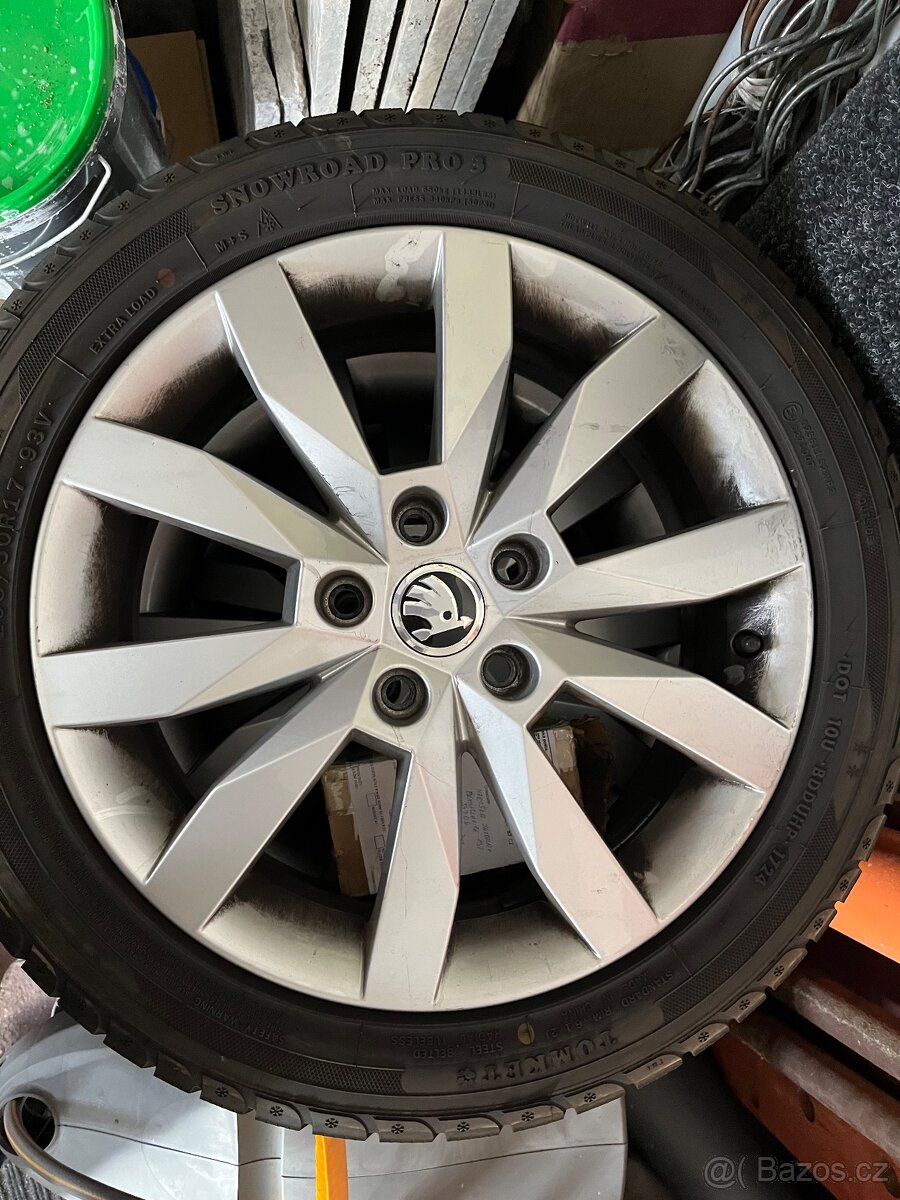 Alu disky Škoda Octavia 3 r 17