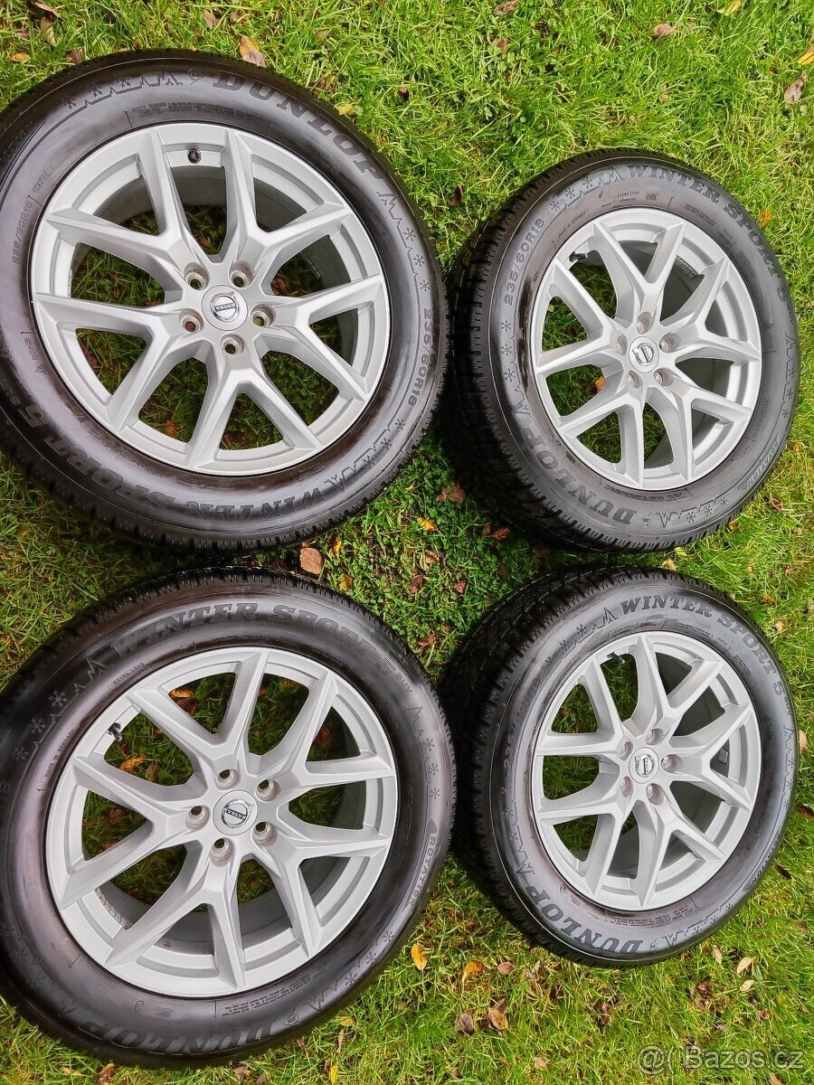 Zimní sada Volvo XC60 r18 5x108 Dunlop 235/60/18 8mm 2021