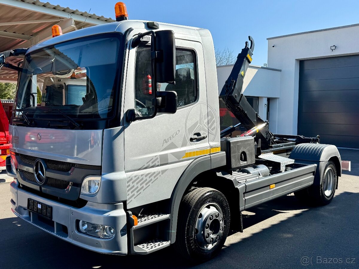 MERCEDES-BENZ ATEGO 1218 HÁKOVÝ NOSIČ KONTEJNERŮ EURO 5