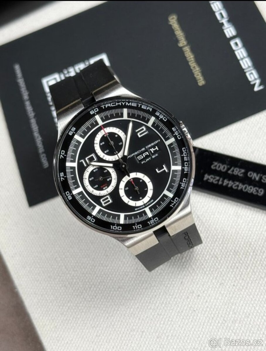 Porsche Design Flat Six P.636042441254 chronograf / nový