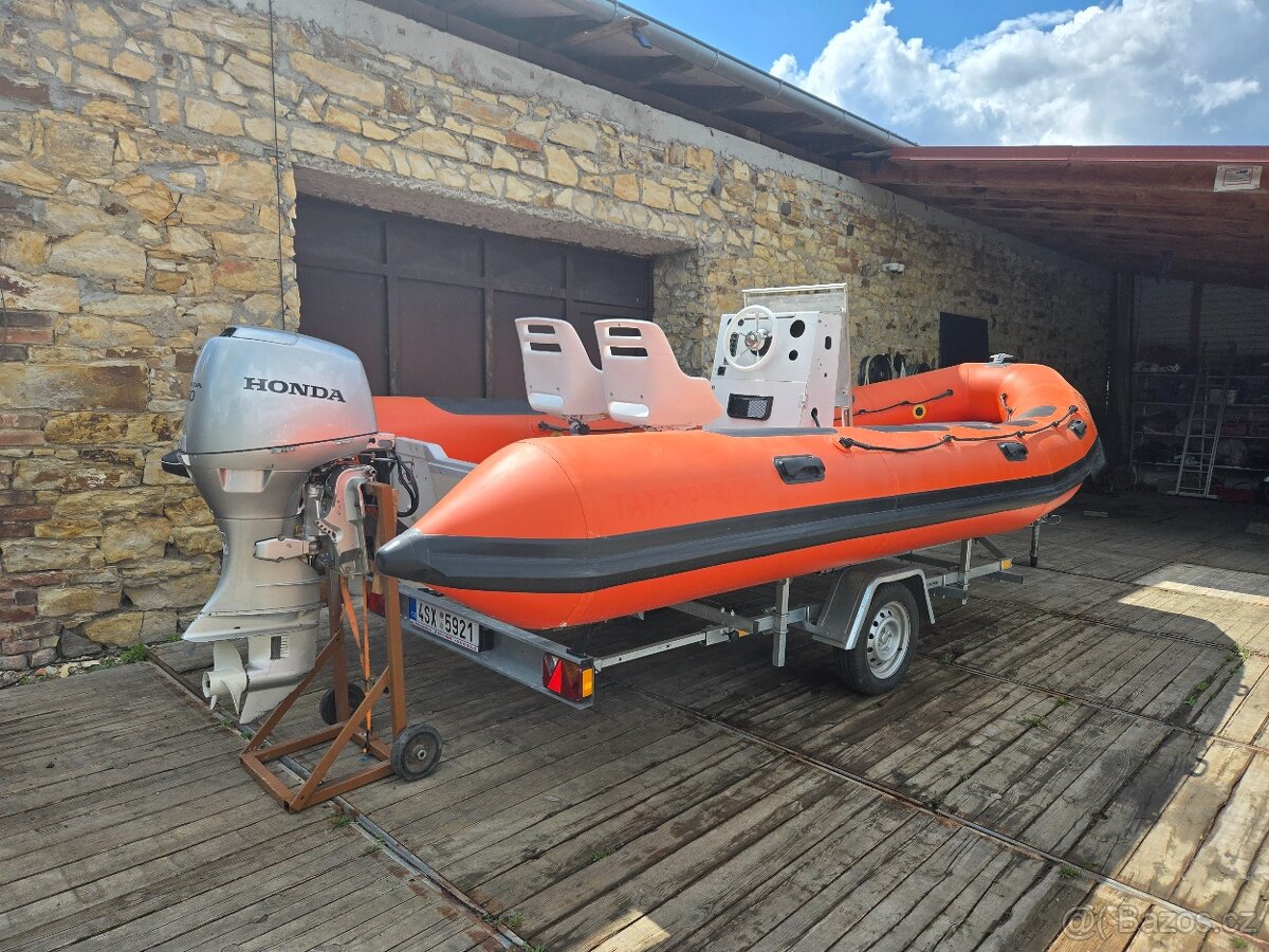 Rib člun Valliant 570, až 130hp, až 14 lidi