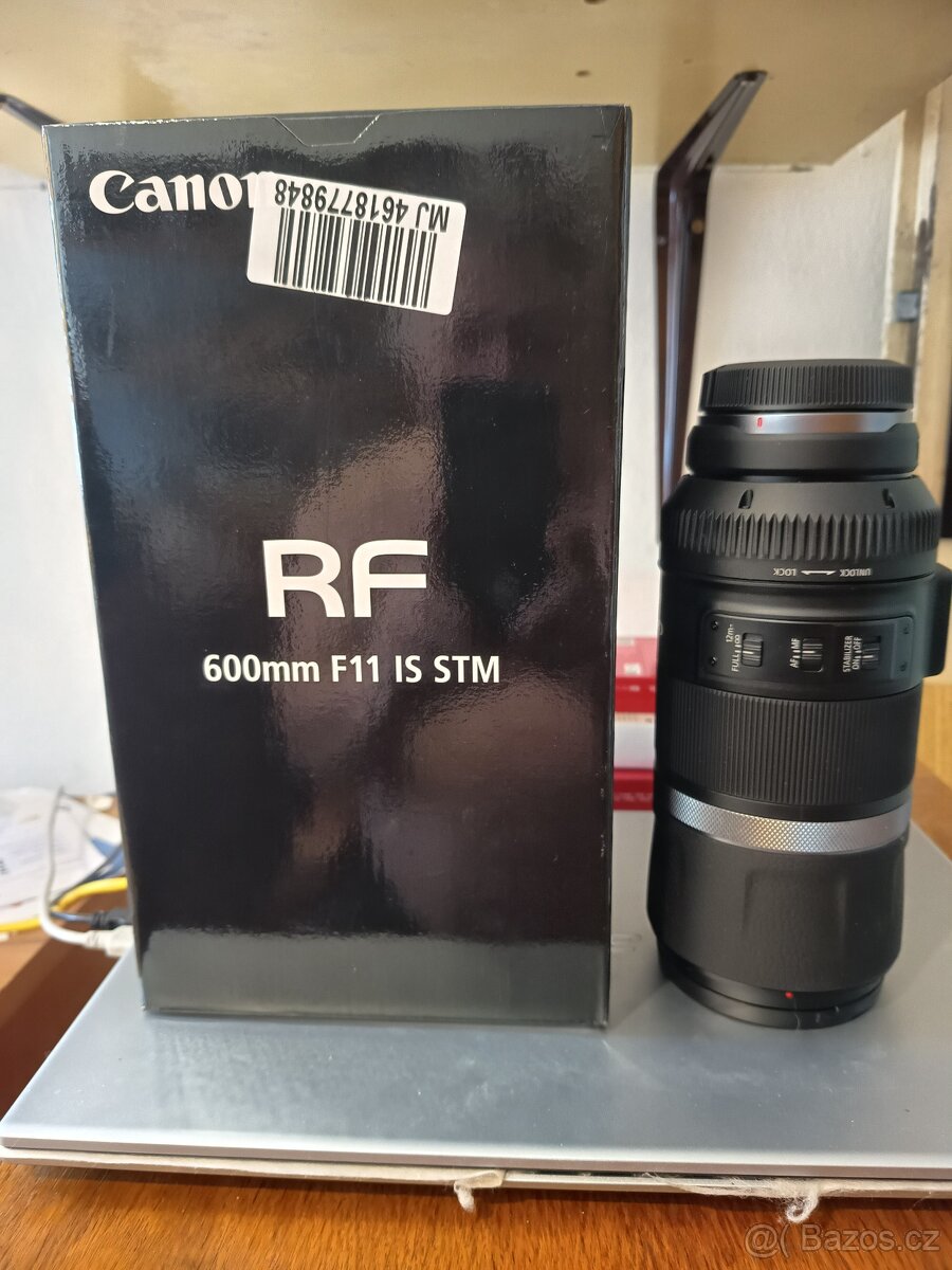 Prodam nepouzivany teleob.canon RF600 F11 is STM