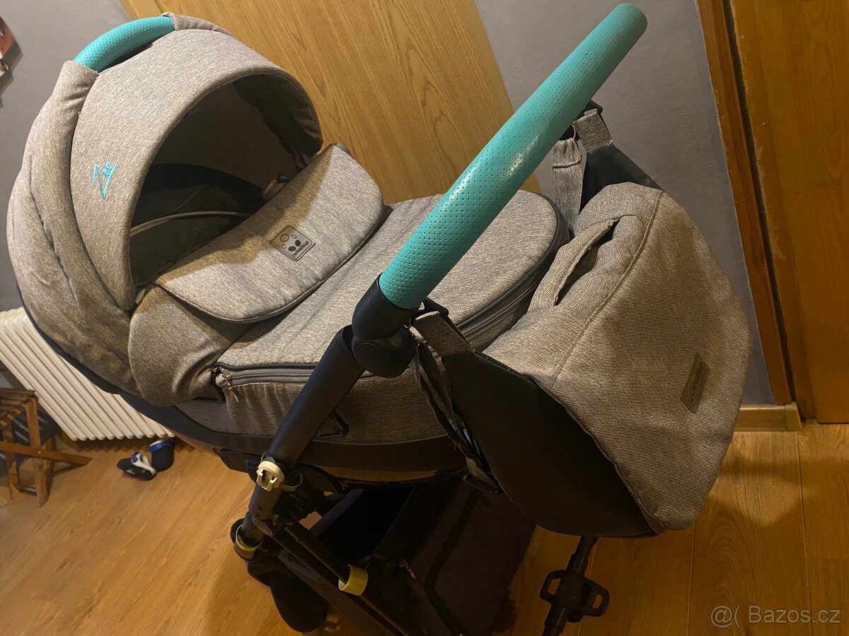 Kočárek 2v1 Camarello zeo s adaptéry na vajíčko