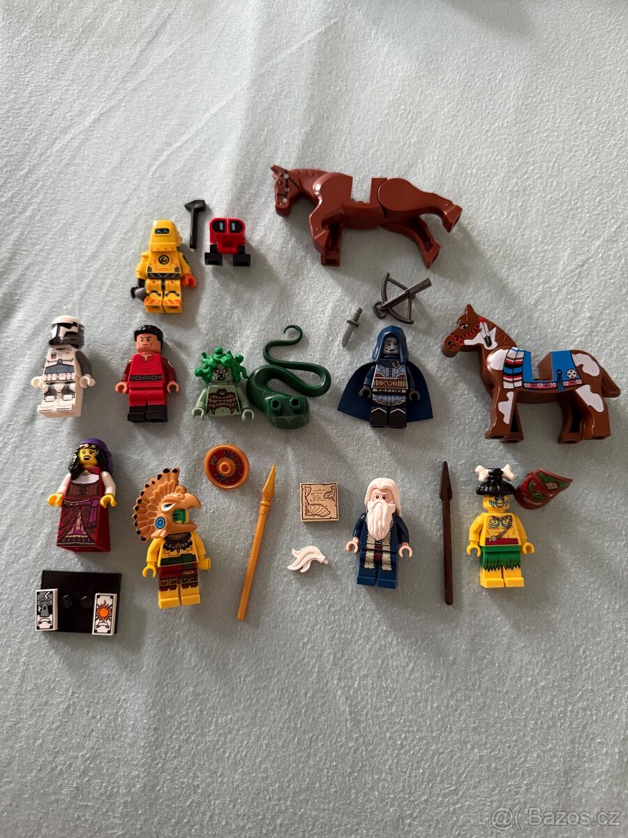 Lego figurky, minifigurky, cmf, star wars, lotr, pan prstenu