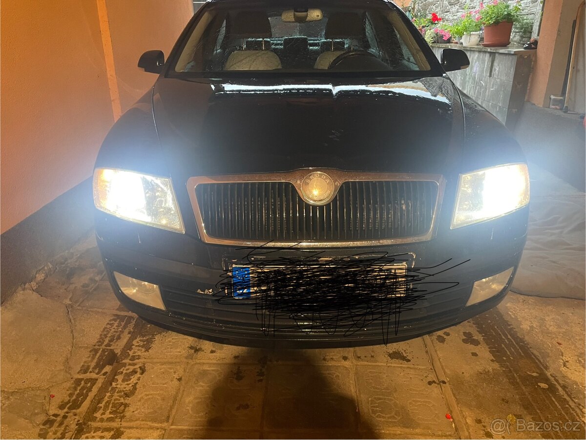 Xenonová svétla škoda octavia 2 před face