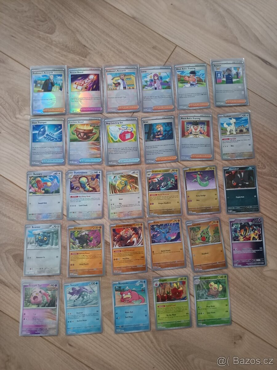 Pokémon Prismatic Evolution - pokeball karty