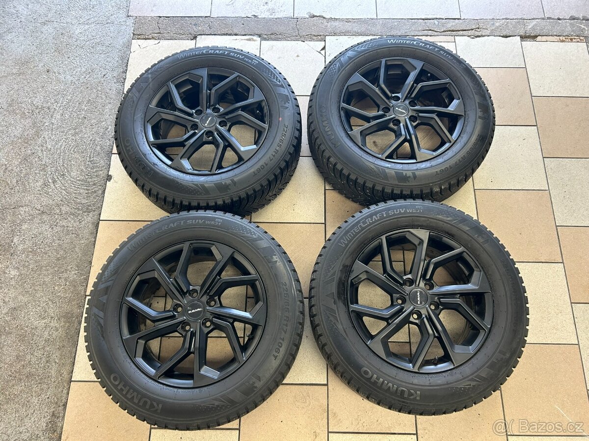 Subaru Outback zimní sada kol KUMHO (hřeby) 225/65/R17