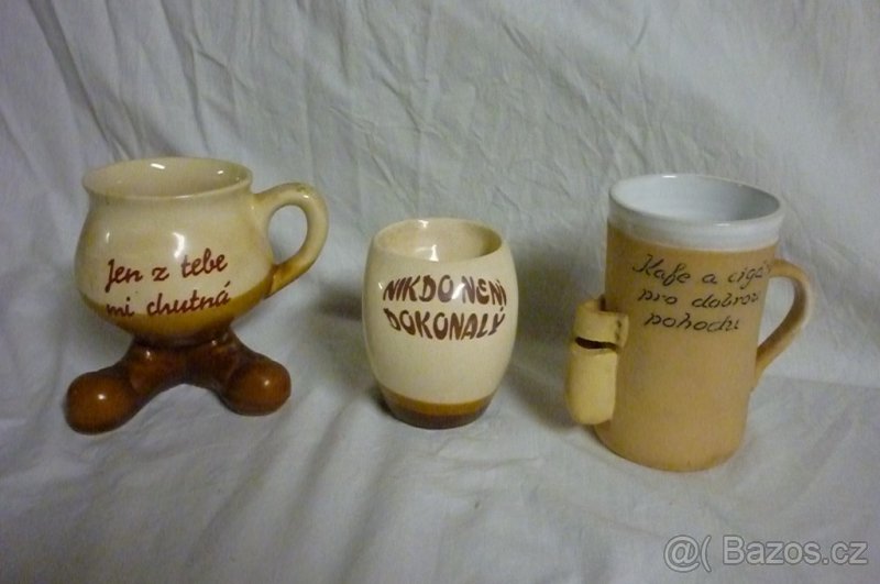 Keramické srandovní hrnečky