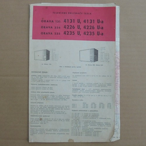 Návod Televize Tesla Orava 4131 U, 4226 U, 4235 U