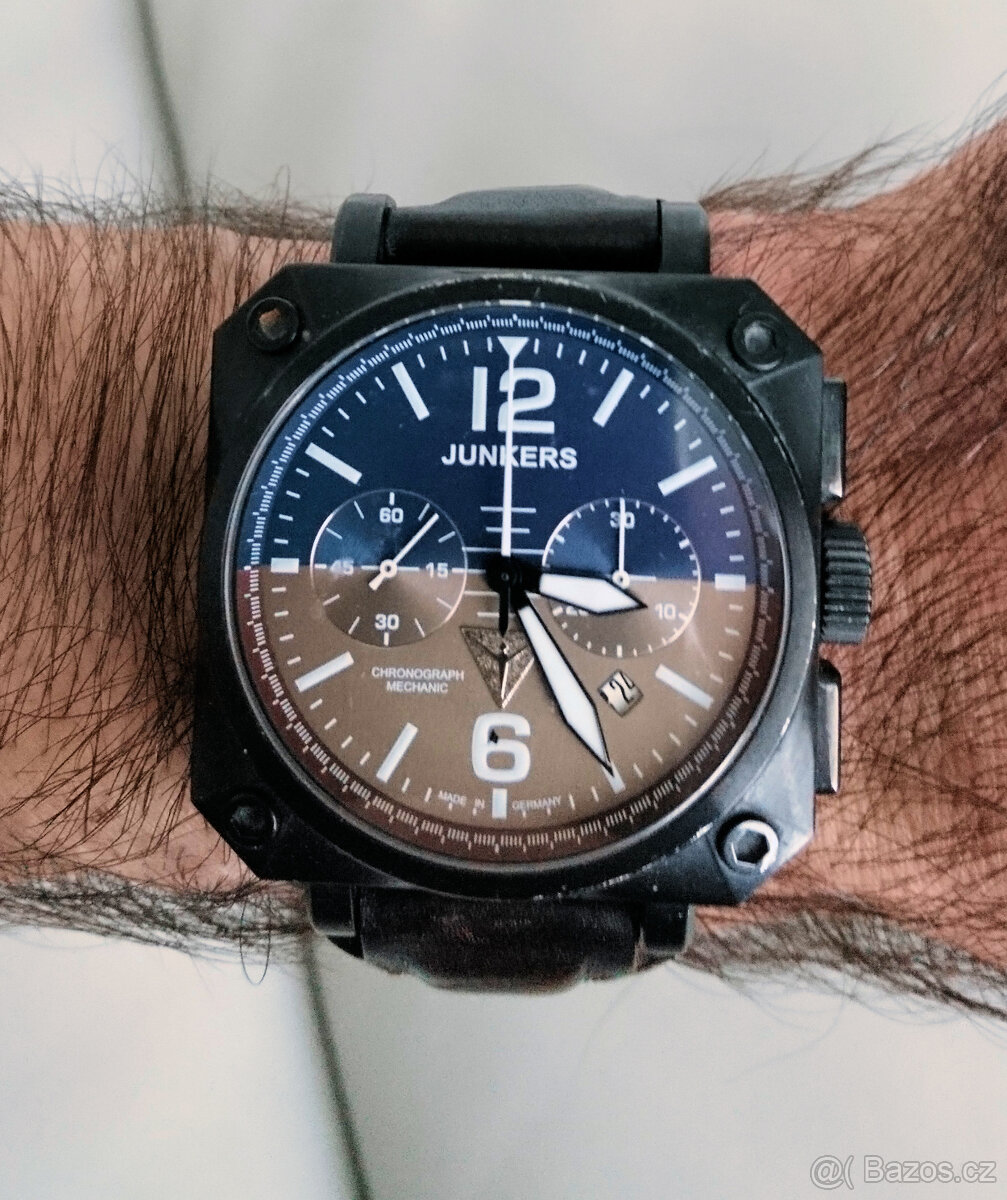 Plně mechanické Junkers Horizon 6702-4 - 42mm