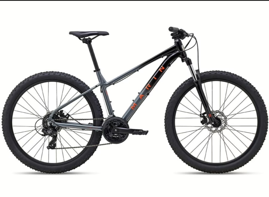 Trailové kolo MARIN Wildcat Trail 1 Gloss Black/Charcoal/Cor
