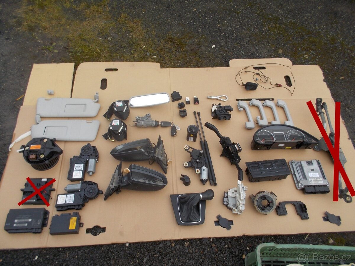 Díly interiéru Audi A4 B7