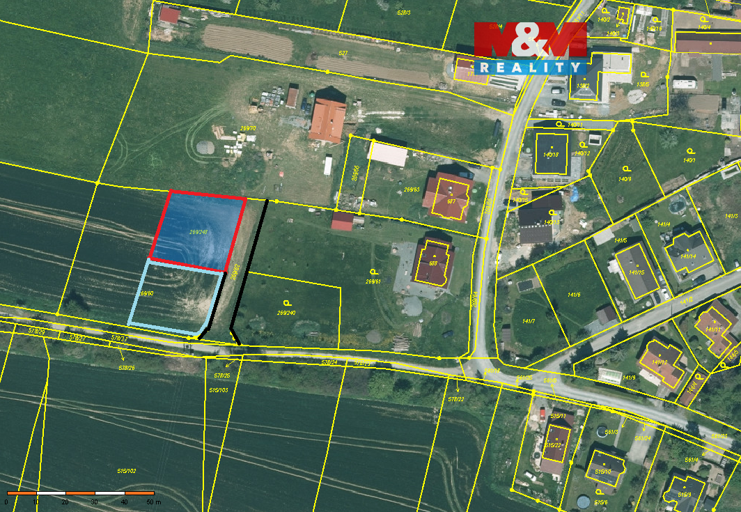 Prodej pozemku k bydlení, 634 m², Dobřany - Šlovice