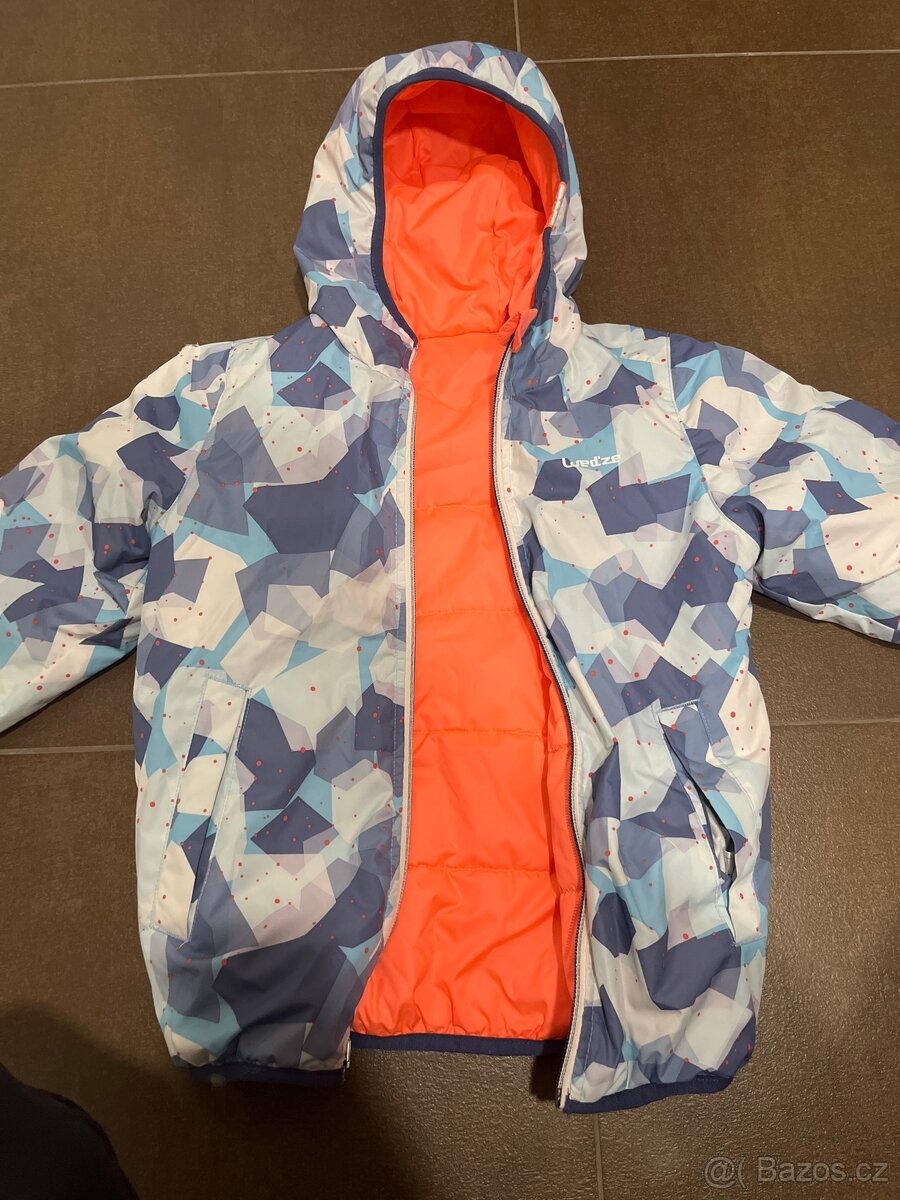 Zimní bunda oboustranná Decathlon 6 let