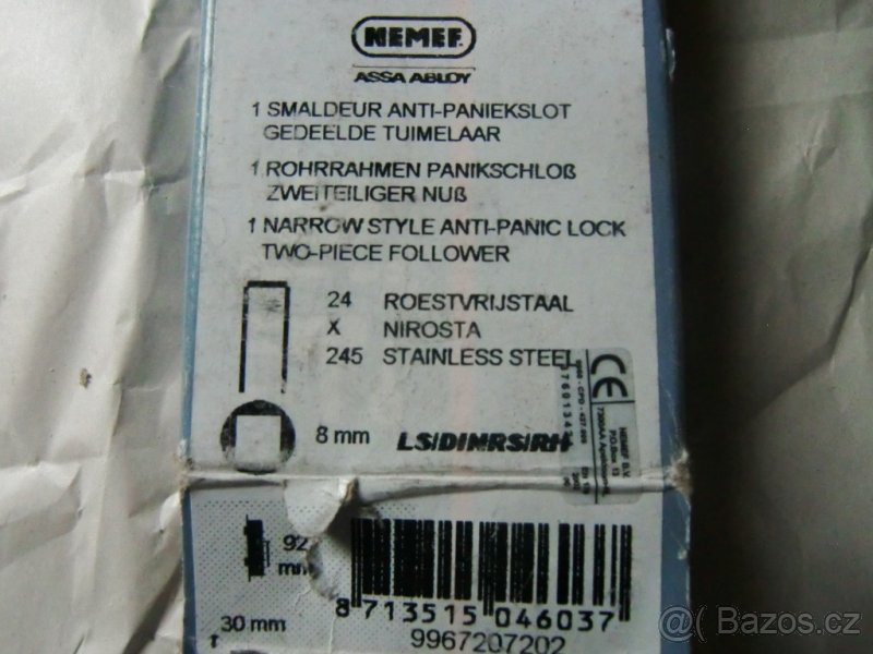 Panikový zámek NEMEF 9670