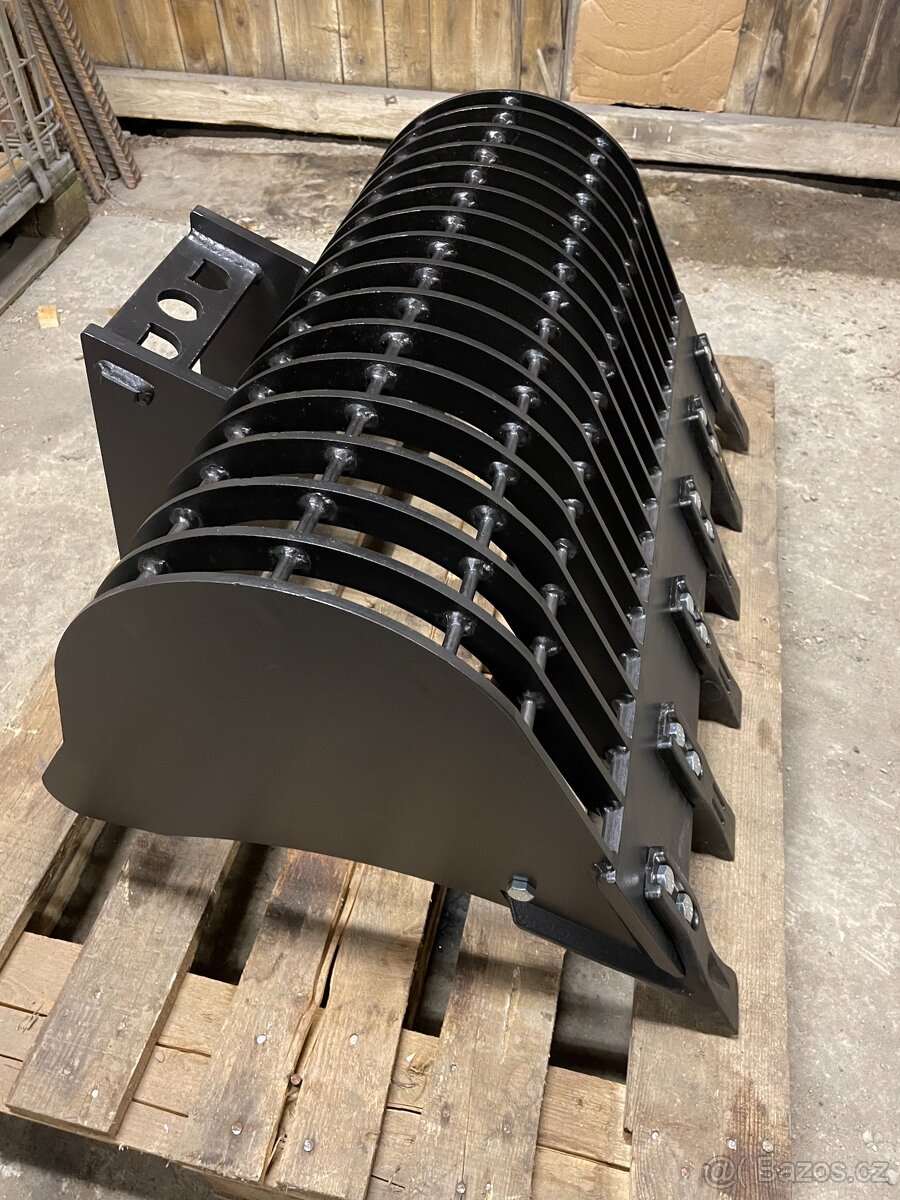 Prosévací (Roštová) lžíce na bagry