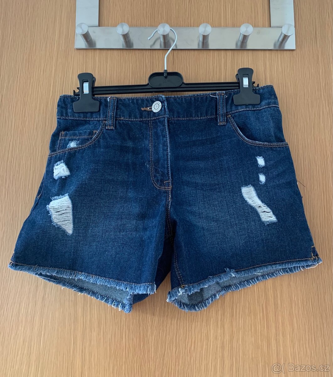 Džínové kraťasy s dírami Next 13 let