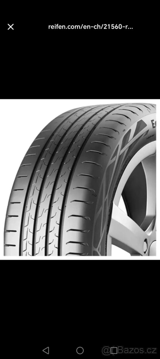 Prodám nové letní pneumatiky Continental